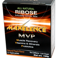MAXelence MVP Workout Recovery Drink Mix Peach 12 Pack Box