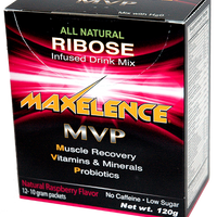 MAXelence MVP Workout Recovery Drink Mix Raspberry 12 Pack Box